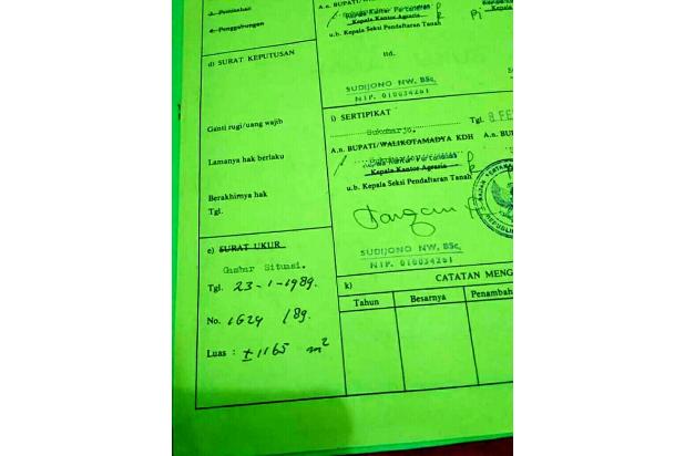 Rumah Lt 1165m² Bulu  Sukoharjo Jawatengah