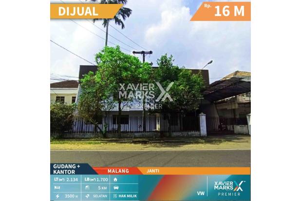 GUDANG + KANTOR PINGGIR JALAN BESAR JANTI