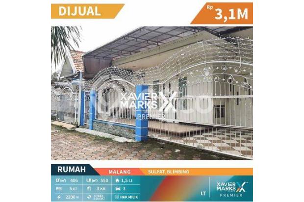 Dijual Rumah Cantik Siap Huni Posisi Hook, Sulfat Malang