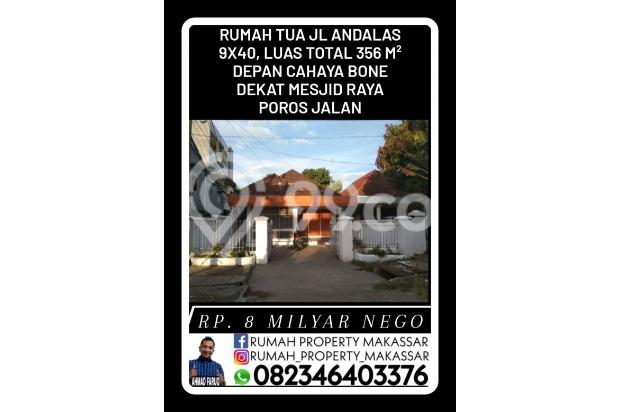 Rumah Tua Jl Andalas
9X40, Luas Total 356 M²
Depan Cahaya Bone