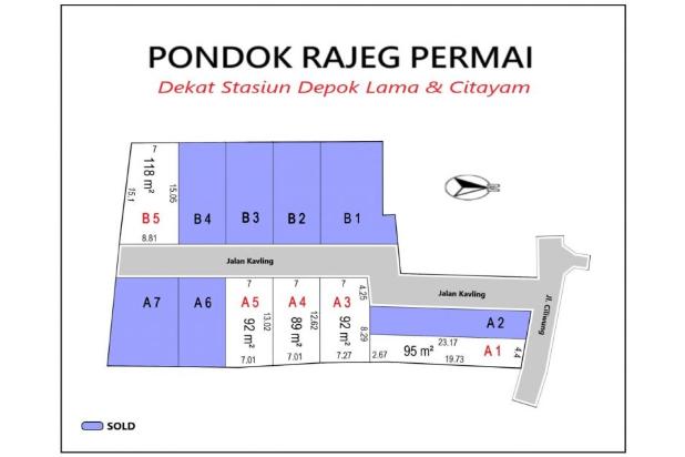 Dekat Stasiun Citayam, Kavling Bogor Hanya 2 Jt-an/Meter