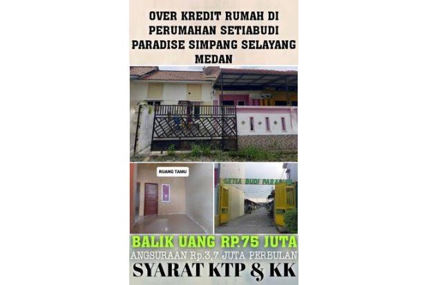 Take over kredit murah perumahan rumah berdapur dan garasi di simpang selayang setiabudi medan