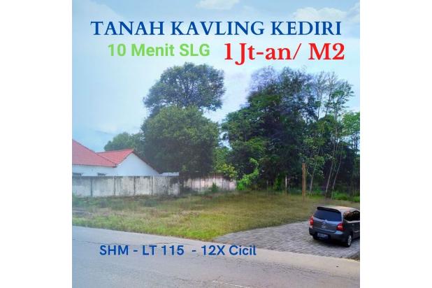 Tanah Kapling 7 Menit RSUD SLG Kediri: SHM Perunit, Cicil 12x
