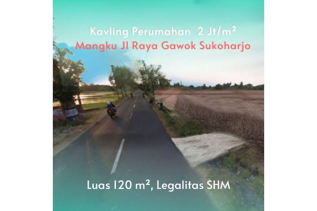 TANAH SUKOHARJO TEPI JL RAYA GAWOK
