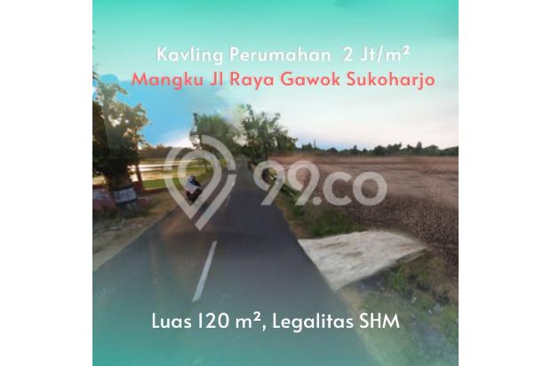 TANAH SUKOHARJO TEPI JL RAYA GAWOK