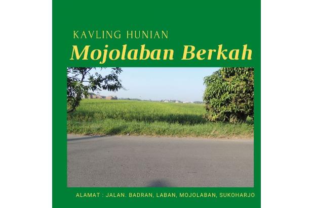 Tanah Solo Murah Kaplingan di Mojolaban , SHM