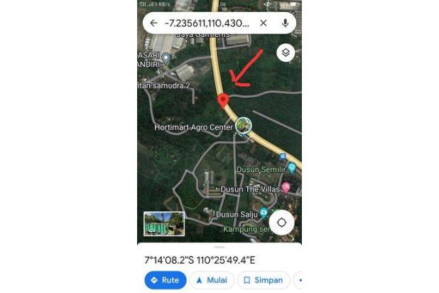 Tanah Jl.Raya Bawen Ambarawa kabupaten Semarang