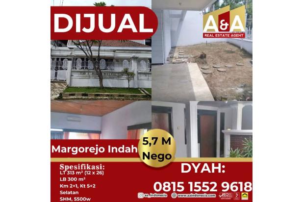DIJUAL RUMAH MARGOREJO INDAH