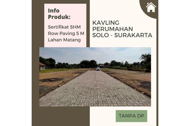 Tanah Solo Murah Mojolaban , 12X Bayar Suka-suka