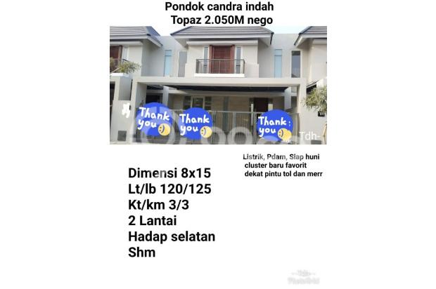 Pondok Candra Indah Surabaya Selatan Waru Topaz 2.05M Nego