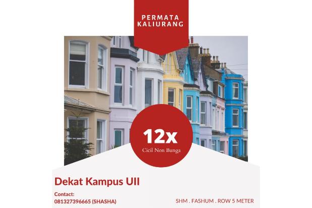 Jl Kaliurang 12.5 Zona Permukiman: Cicil 12X Tanpa Bunga