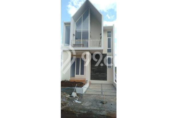rumah minimalis modern mewah dua lantai di sukun kota malang