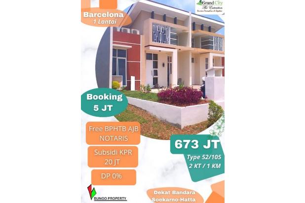 rumah ready siap huni cukup boking fee 5juta dekat bandara