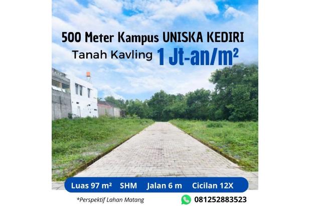 PROMO KAVLING 100 JUTAAN KOTA KEDIRI JALAN LEBAR