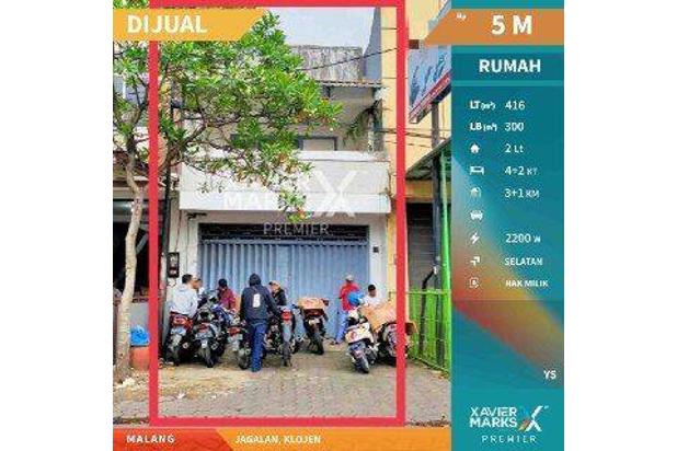 B092 Dijual Rumah Harga Tanah di Pusat Kota Dekat Pasar Besar Malang 