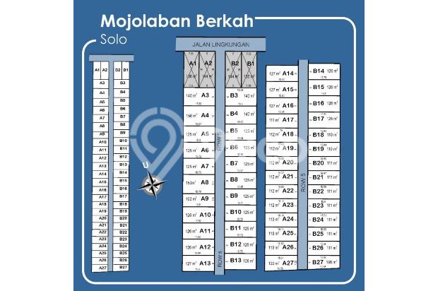 Tanah Matang Solo Row 5 Meter Kawasan Pasar Kliwon