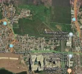 Kavling / Tanah Bekasi Utara, Marga Mulya - RAWA BUGEL - 144 m2