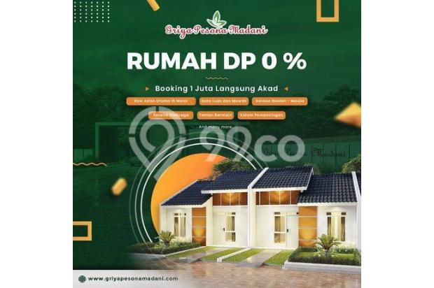 Perumahan Minimalis Harga Ngartis, Dp1 Juta Langsung Akad