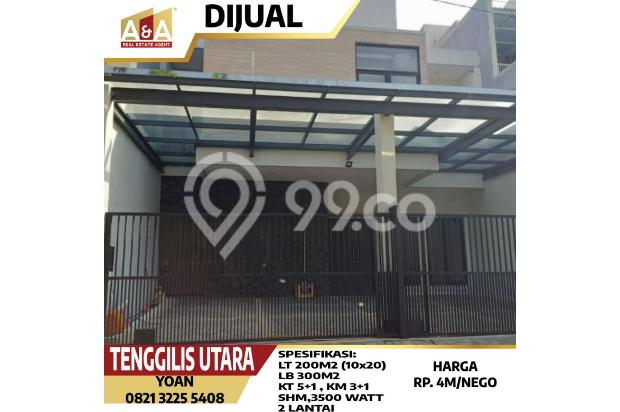 DIJUAL RUMAH DI TENGGILIS UTARA