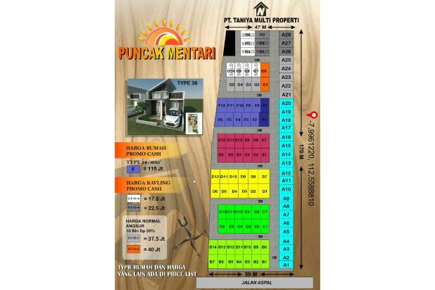 Rumah baru super cantik murah dan nyaman di Puncak Mentari