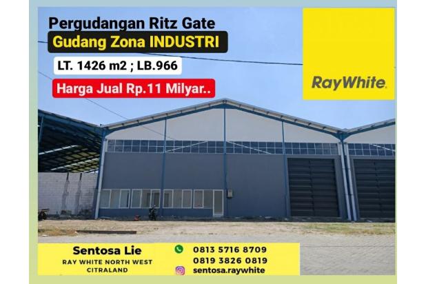Gudang Industri Ritz gate Gedangan Sidoarjo dkt Aloha, Juanda