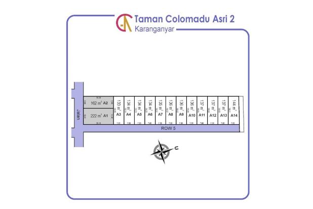 DIJUAL TANAH COLOMADU, SHM