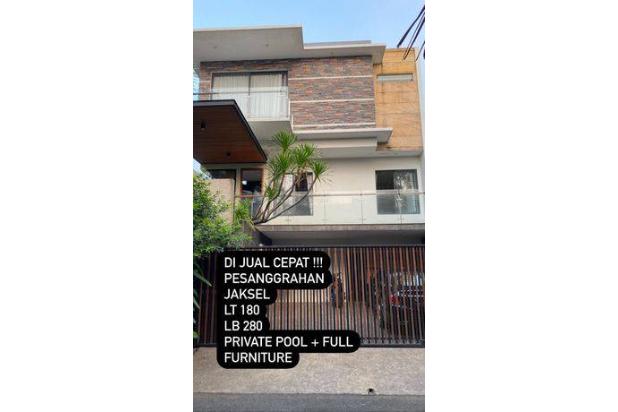 Rumah Cluster Mewah Bintaro Veteran Furnish Lokasi Ok Ada Pool