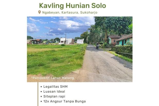 TANAH SUKOHARJO DEKAT TS BEDAH KARIMA