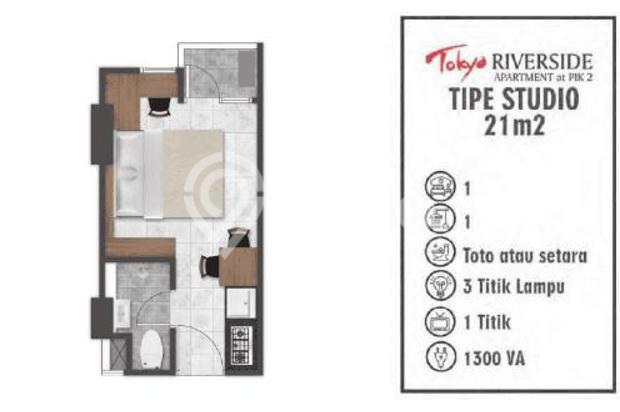 Jual Cepat Apartement Tokyo Riverside Pik 2 View Laut Lepas 