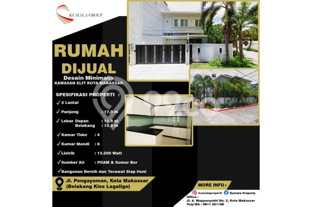 Di Jual Rumah Mewah Kawasan Elit Kota Makassar