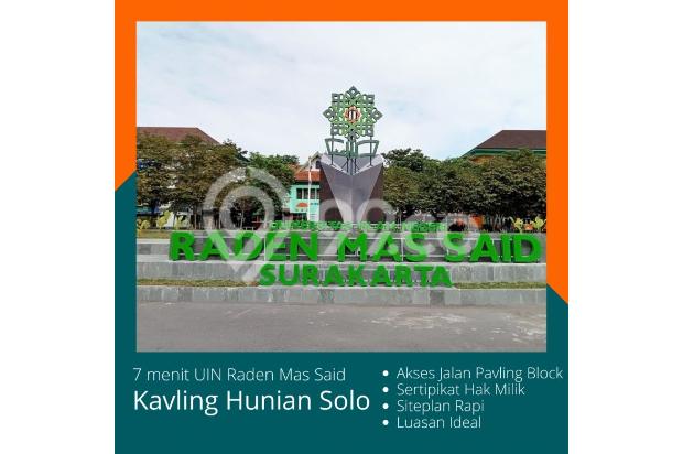 Tanah Solo Kaplingan di Kartasura , SHM
