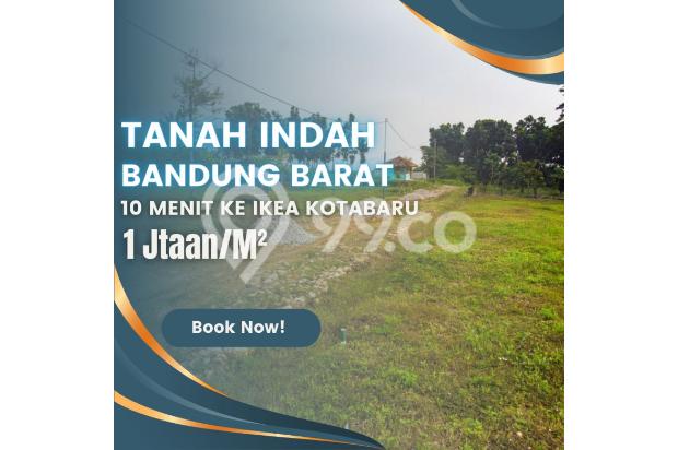 Tanah 1Jtaan Bandung Barat, Area Wisata Pakuhaji; SHM