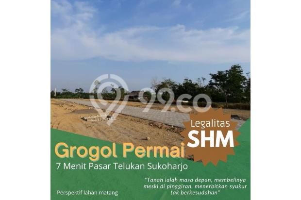 Tanah Solo dijual di Grogol , Luas Ideal Perumahan
