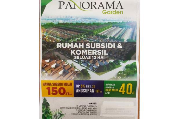 Rumah subsidi murah 100 jutaan di Panorama Garden Wagir Malang
