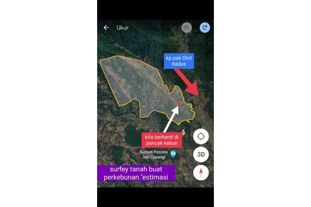 Dijual Murah Tanah SHM Sunset Pesona Jati Ciwangi Garut
