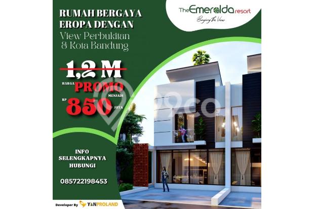 Rumah mewah gaya Santorini di Bandung