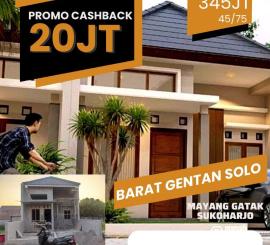Promo rumah Mayang Gatak Sukoharjo
