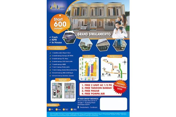 Rumah Murah 2 Lantai Grand Siwalankerto 600 JUTA-AN Premiummm