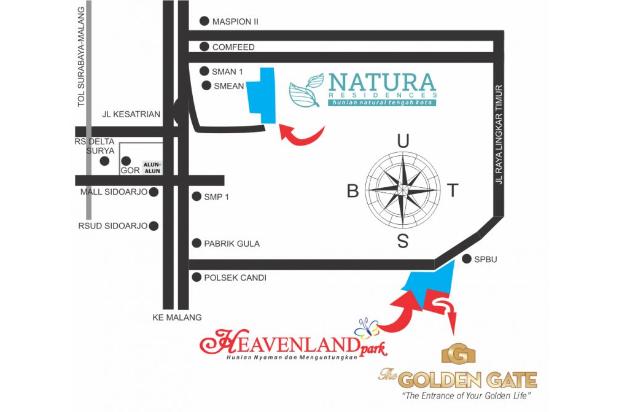Rumah 2 Lantai Eksklusif Heavenland Park Sidoarjo Type Daisy