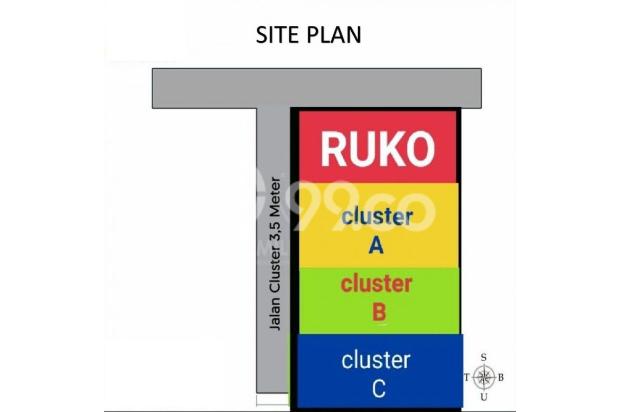 Rumah Strategis di Bambu Apus Jakarta Timur depan jalan Raya