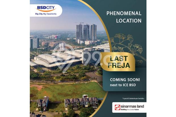 Last Freja Bsd City Tipe 5x12 Promo Free Furnish Dan Tanpa Dp
