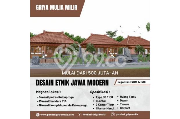 Rumat Etnik Dekat Bandara Yia, Siap Bangun 