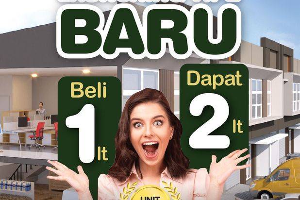 GUDANG ALIBABA COMMERCIAL CENTRE BATU AJI. BELI 1 LT DAPATNYA 2LT
