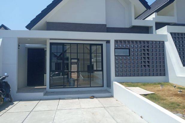 Rumah baru modern minimalis tengah kota Semarang siap huni dekat KIC dekat tol disewakan di The miles BSB City Ngaliyan Semarang barat