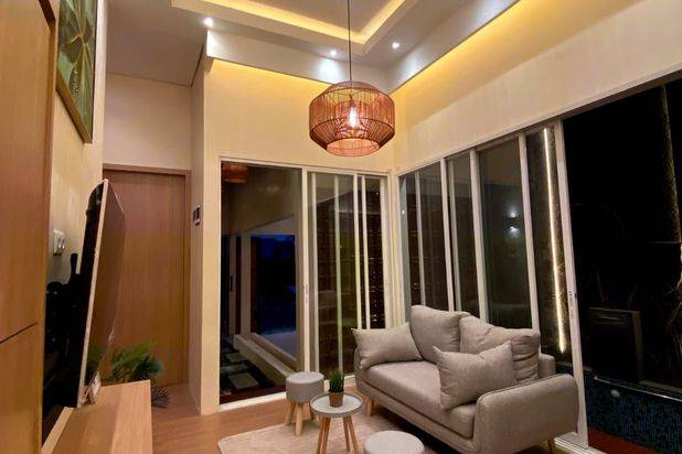 Dijual Rumah Berkonsep Villa Bali Di Malang + Privat Pool