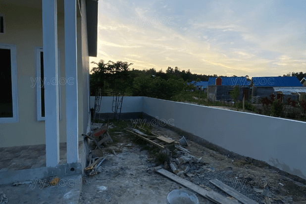 Rumah Baru Posisi Hook Tanah Luas Full Pagar