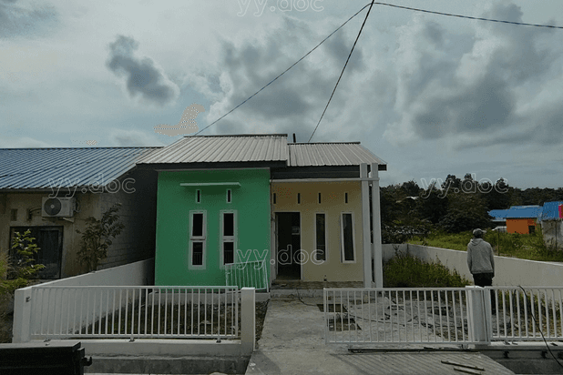 Rumah Baru Posisi Hook Tanah Luas Full Pagar
