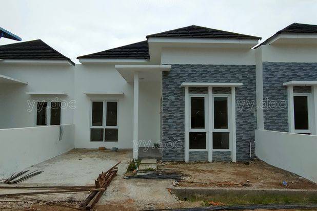 Rumah Cluster Minimalis Modern 200 Meter Jalan Raya