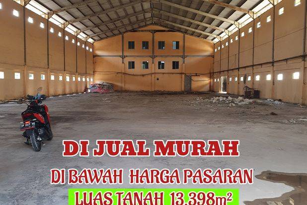 Dijual murah dibawah harga pasaran(lelang) pabrik plastik