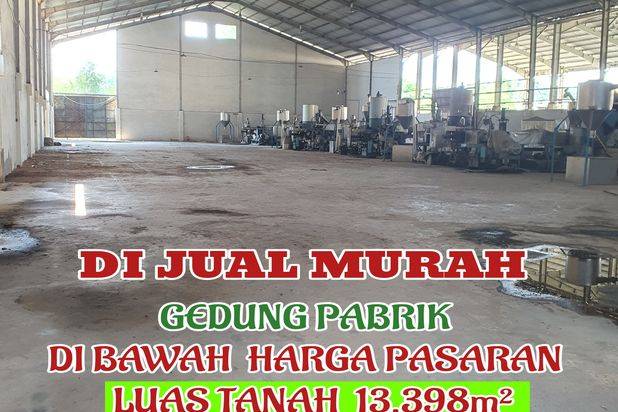 Dijual murah dibawah harga pasaran(lelang) pabrik plastik